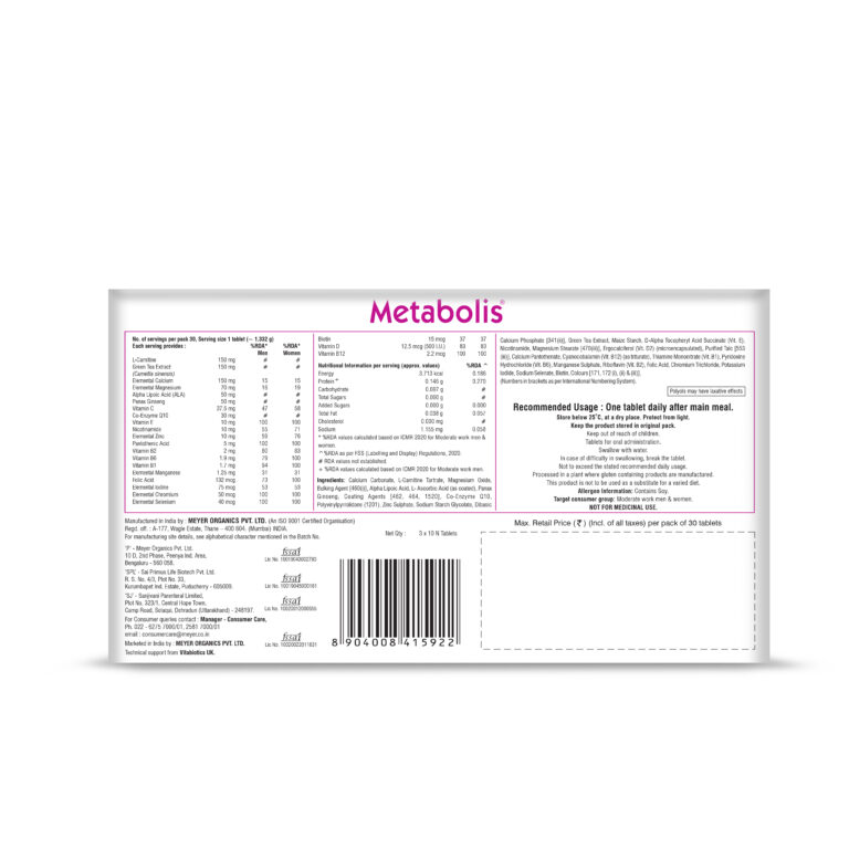 Metabolis Tablets - Image 2