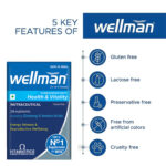 Wellman Multivitamin Tablets for Men | 30 Veg Tablets - Image 4