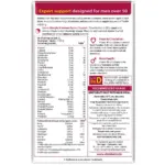 Wellman 50+ Multivitamin Tablets for Men Aged 50 Plus | 30 Veg Tablets - Image 8