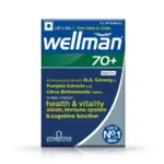 Wellman 70+ Multivitamin Tablets for Men Aged 70 Plus | 30 Veg Tablets