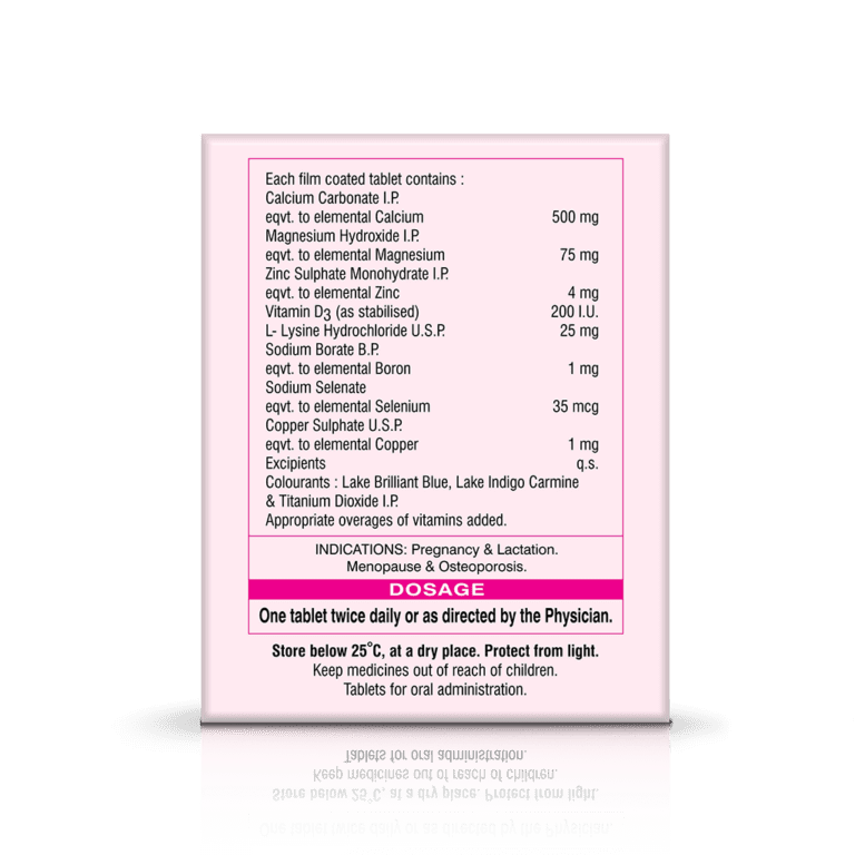 Calcimax 500 30 Tablets - 1 Strip - Image 4