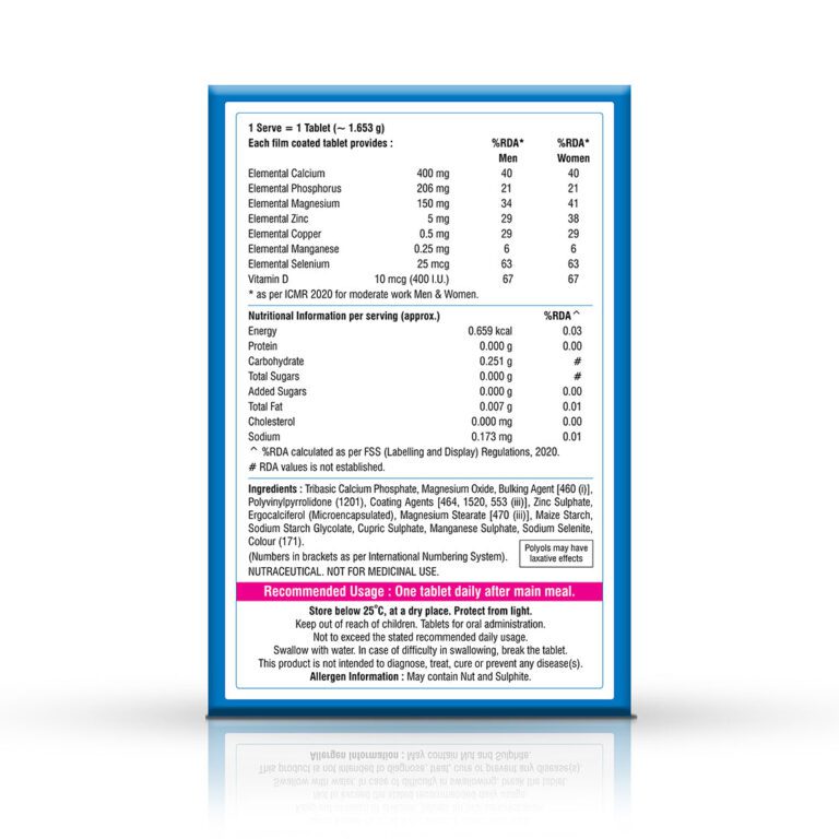 Calcimax P Tablets - 1 Strip (15 Tablets) - Image 2