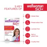 Wellwoman 50+ Multivitamin Tablets for Women Aged 50 Plus | 30 Veg Tablets - Image 5