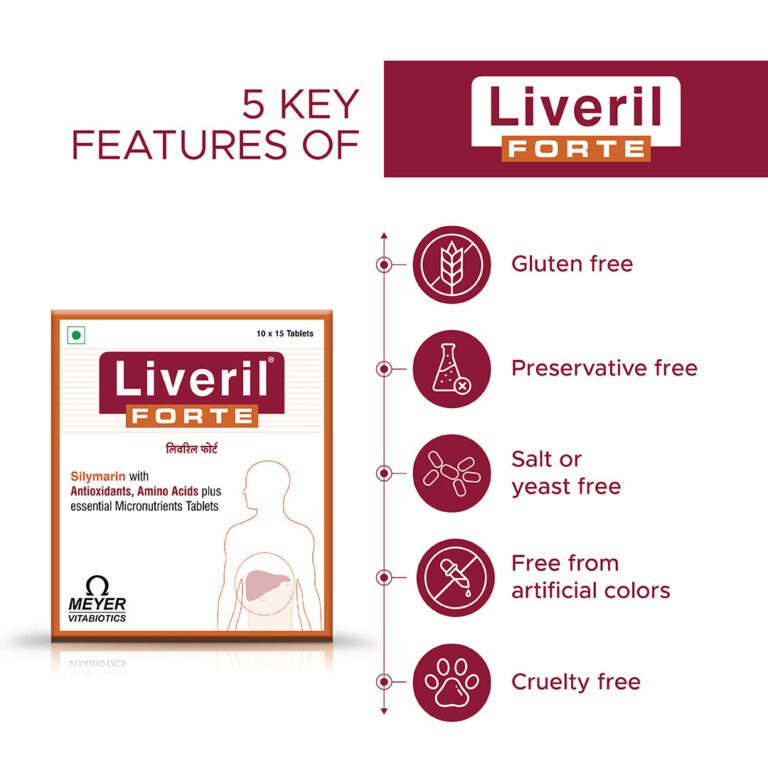 Liveril Forte Strip Of 15 Tablets - Image 4