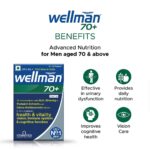 Wellman 70+ Multivitamin Tablets for Men Aged 70 Plus | 30 Veg Tablets - Image 3