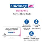 Calcimax 500 30 Tablets - 1 Strip - Image 2