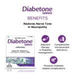 Diabetone Tablets - 1 strip of 15 Tablets - Image 3