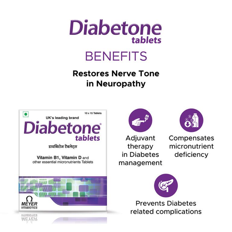 Diabetone Tablets - 1 strip of 15 Tablets - Image 3