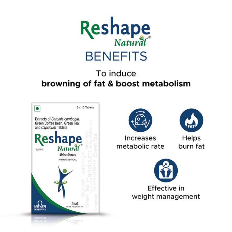 Reshape Natural Weight Loss 10 Tablets - 1 Strip - Image 3