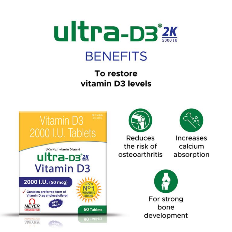 Ultra D3 2K - 60 Tablets - Image 3