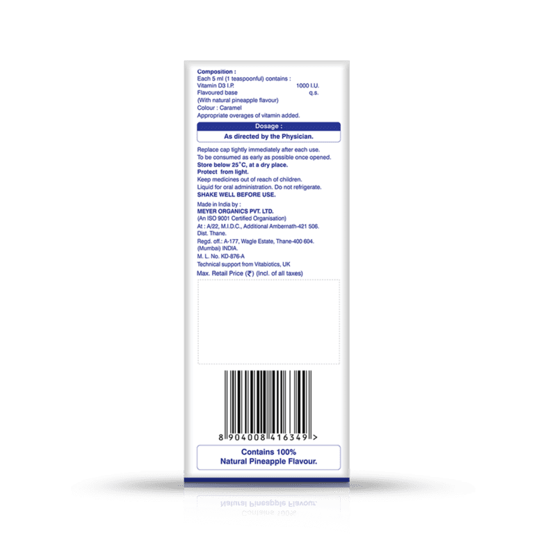 Ultra D3 Syrup 100 Ml Bottle - Image 2