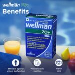 Wellman 70+ Multivitamin Tablets for Men Aged 70 Plus | 30 Veg Tablets - Image 2