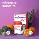 Wellwoman 50+ Multivitamin Tablets for Women Aged 50 Plus | 30 Veg Tablets - Image 2