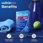 Wellman 50+ Multivitamin Tablets for Men Aged 50 Plus | 30 Veg Tablets - Image 3