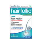 Wellman Hairfollic Hair Supplements for Men | 30 Veg Tablets