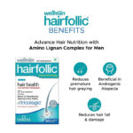 Wellman Hairfollic Hair Supplements for Men | 30 Veg Tablets - Image 6