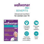 Wellwoman 70+ Multivitamin Tablets for Women Aged 70 Plus | 30 Veg Tablets - Image 3