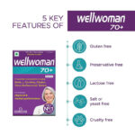 Wellwoman 70+ Multivitamin Tablets for Women Aged 70 Plus | 30 Veg Tablets - Image 4