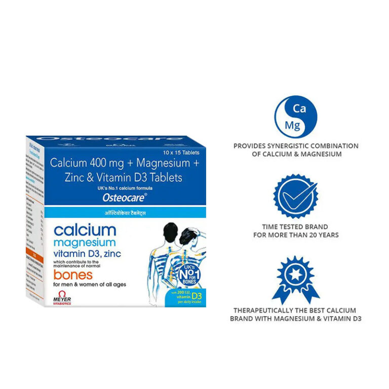 Osteocare Tablets for Bone Health | 15 Veg Tablets - Image 2