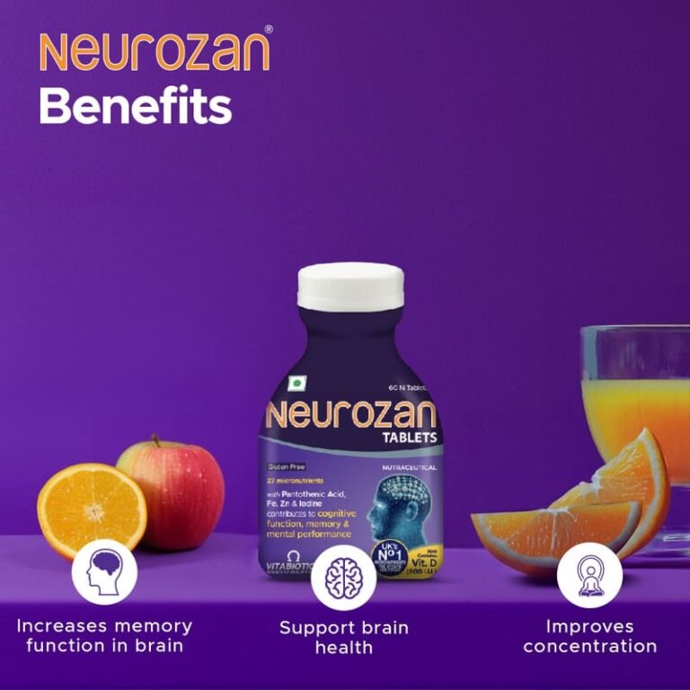 Neurozan Enhance Cognitive Functions | 60 Veg Tablets (Tub Pack) - Image 5