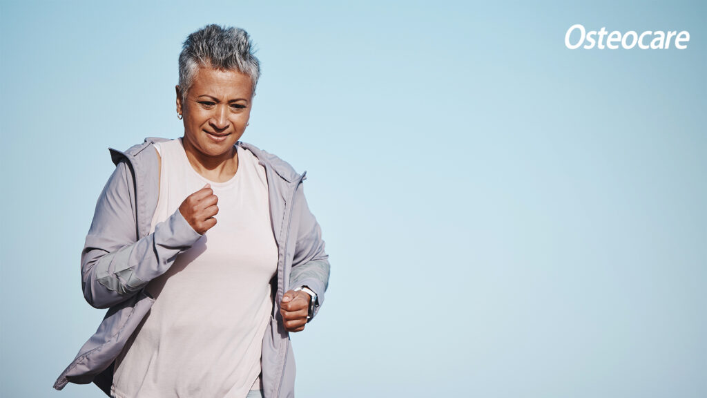women staying active with osteocare tablet 