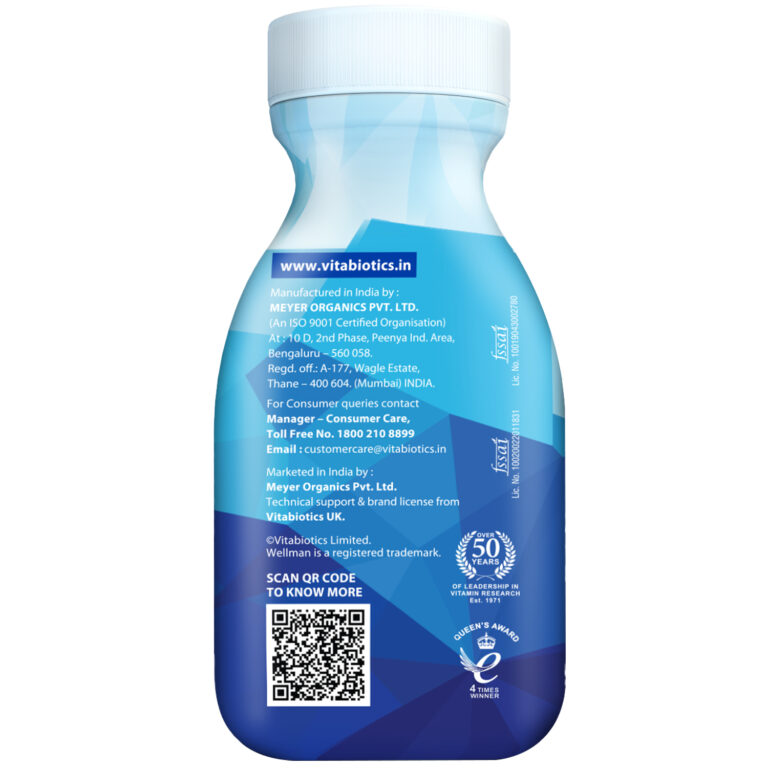 Wellman Multivitamin Tablets for Men | 60 Veg Tablets (Tub Pack) - Image 6